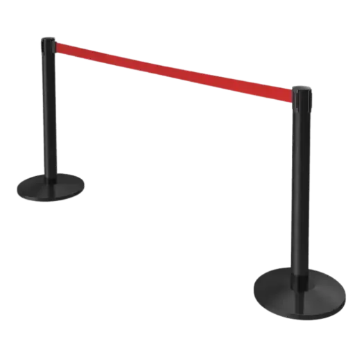 Potelet avec sangle